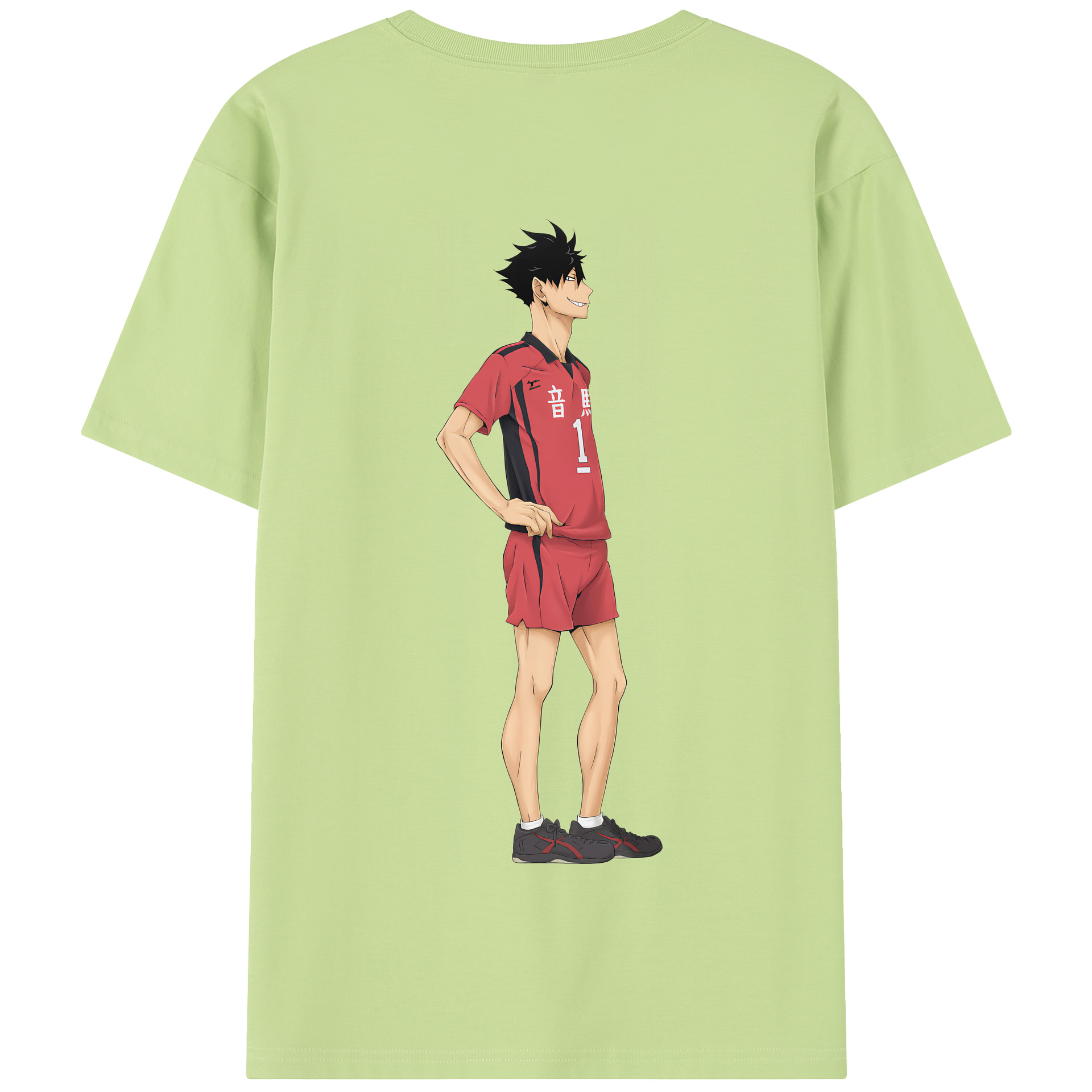 （画像用） ハイキュー!! Haikyu!! 綿100％半袖Tシャツ（背面プリント）
